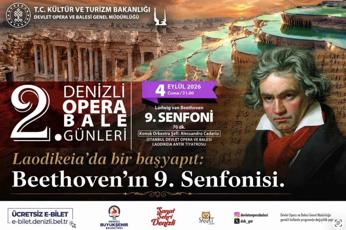Laodikeia&rsquo;da bir başyapıt: Beethoven&rsquo;ın 9. Senfonisi