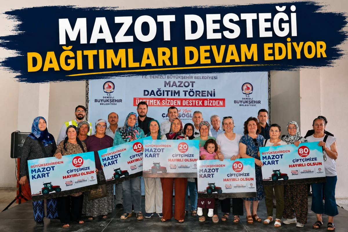 Mazot desteği dağıtımları devam ediyor.
