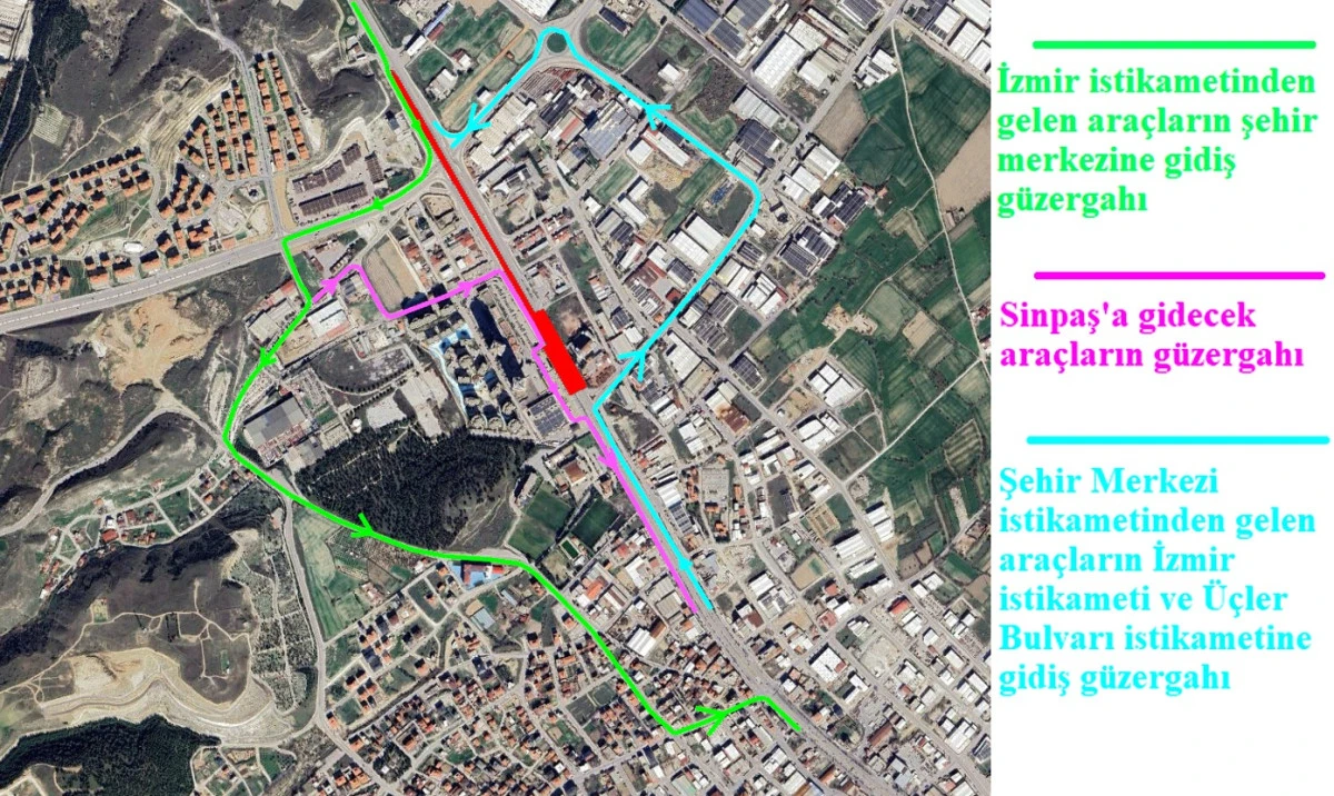 Menderes Bulvarı trafiğe kapanıyor