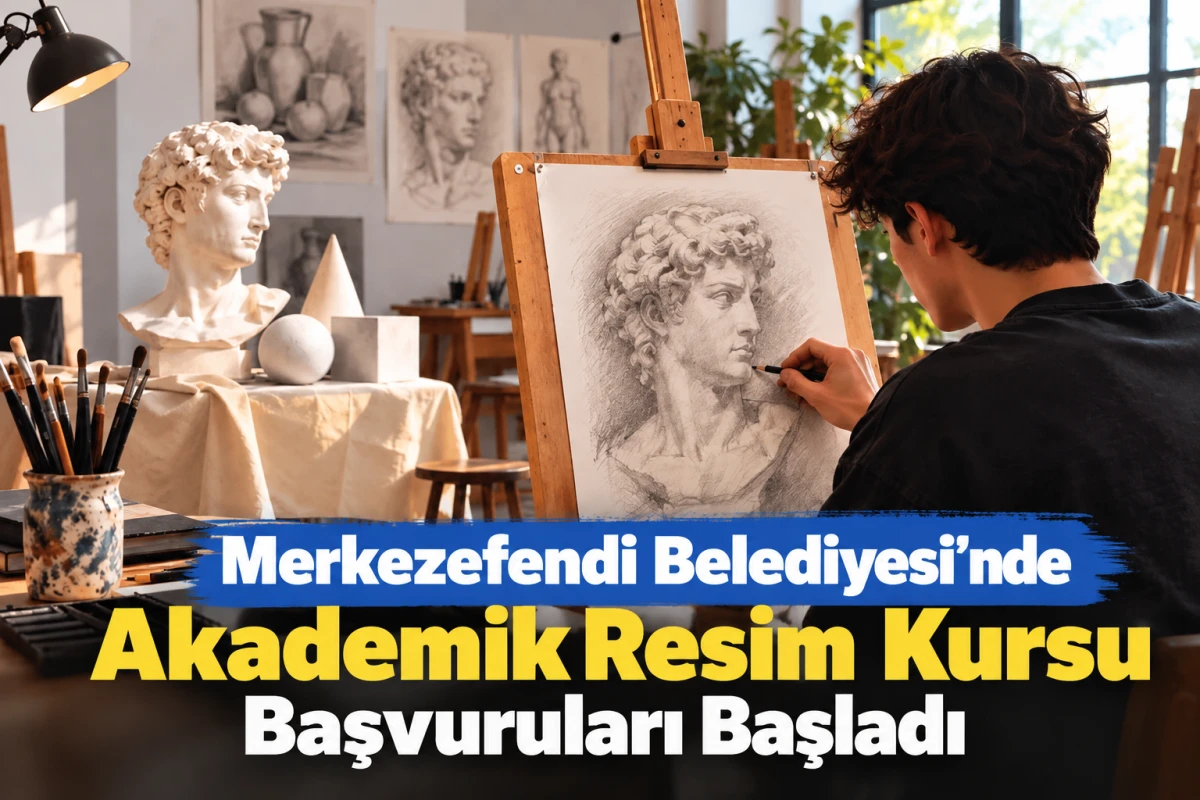 Merkezefendi Belediyesi&rsquo;nde Akademik Resim Kursu Başvuruları Başladı