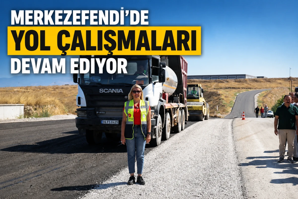 Merkezefendi&rsquo;de Yol &Ccedil;alışmaları Devam Ediyor