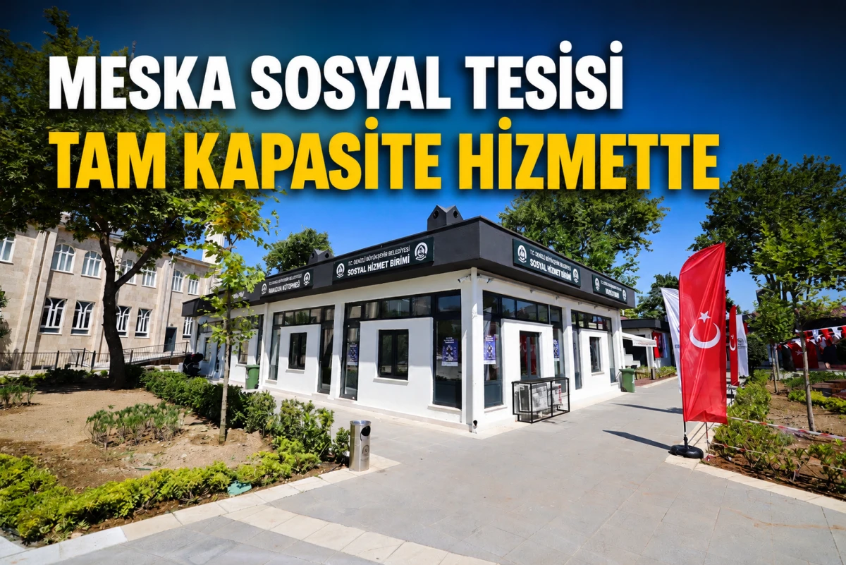Meska Sosyal Tesisi tam kapasite hizmette