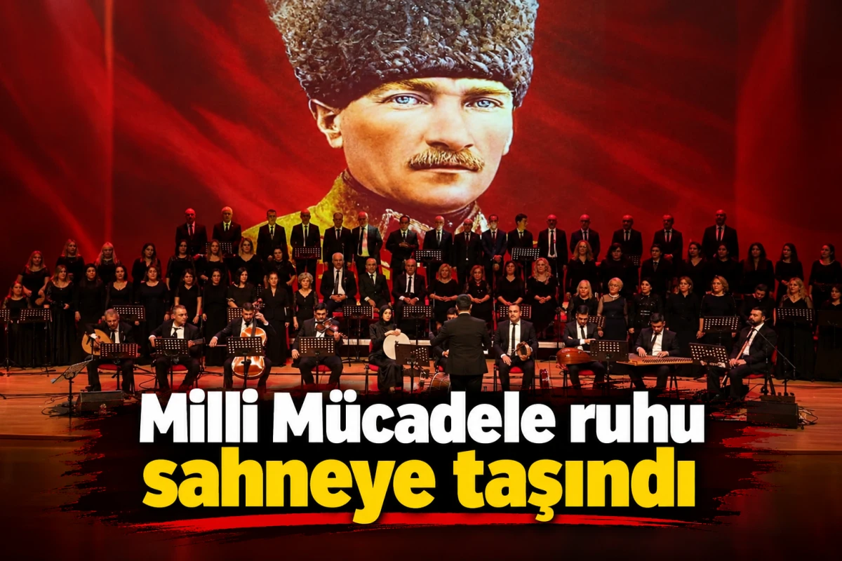 Milli M&uuml;cadele ruhu sahneye taşındı
