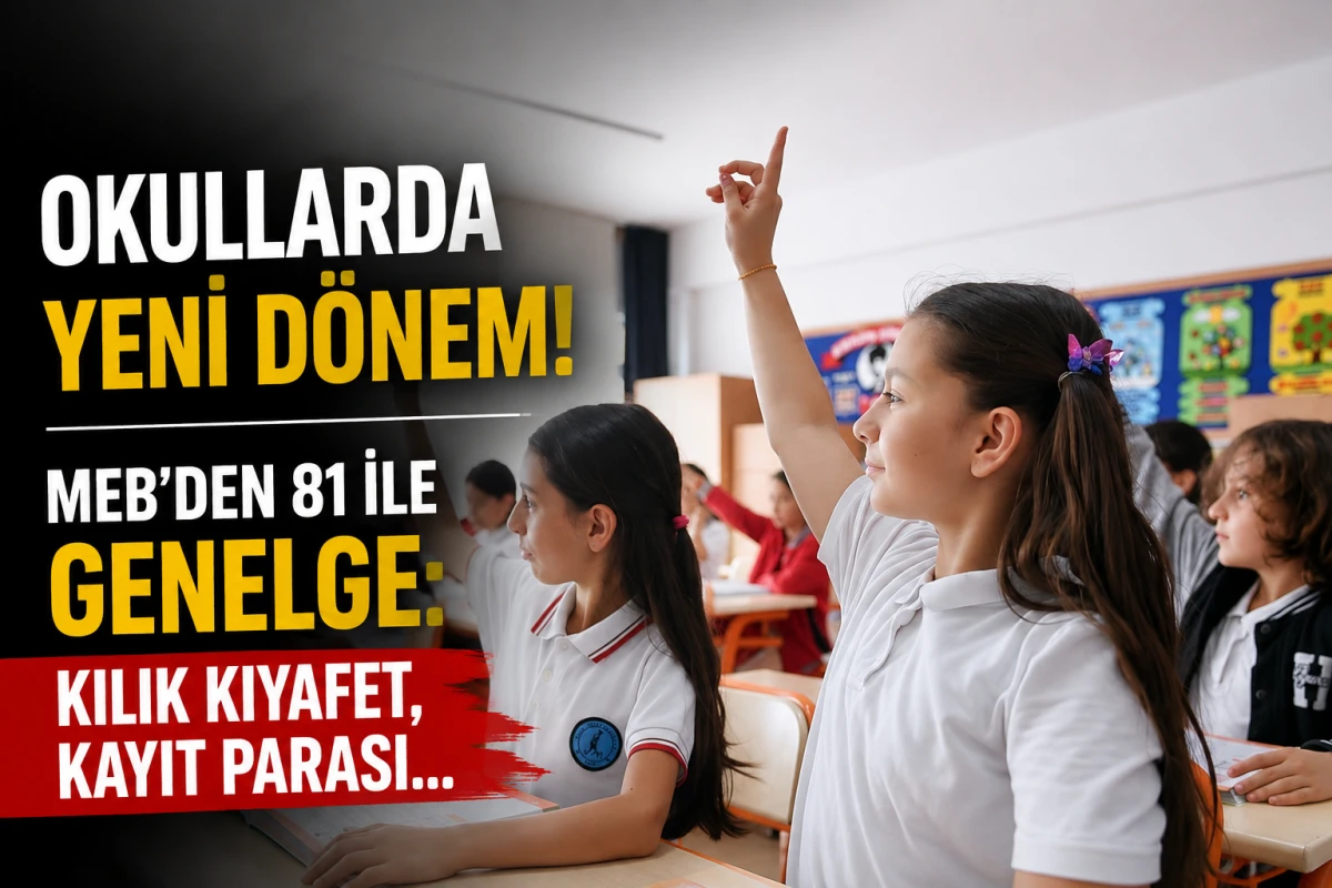 Okullarda yeni d&ouml;nem! MEB'den 81 ile genelge