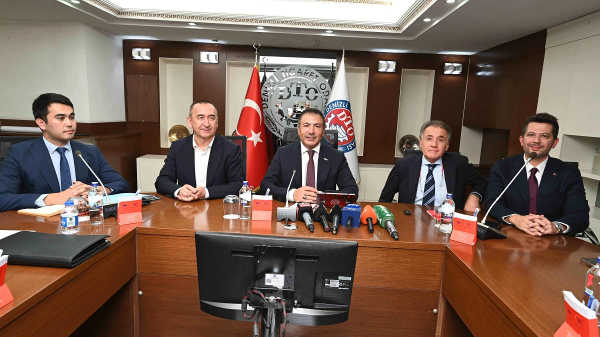 ÖZBEKİSTAN ANKARA BÜYÜKELÇİSİ, DTO’DA SEKTÖR TEMSİLCİLERİ İLE BULUŞTU