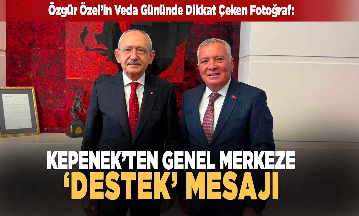 &Ouml;zg&uuml;r &Ouml;zel&rsquo;in Veda G&uuml;n&uuml;nde Dikkat &Ccedil;eken Fotoğraf: Y&uuml;ksel Kepenek Kılı&ccedil;daroğlu ile Bir Araya Geldi