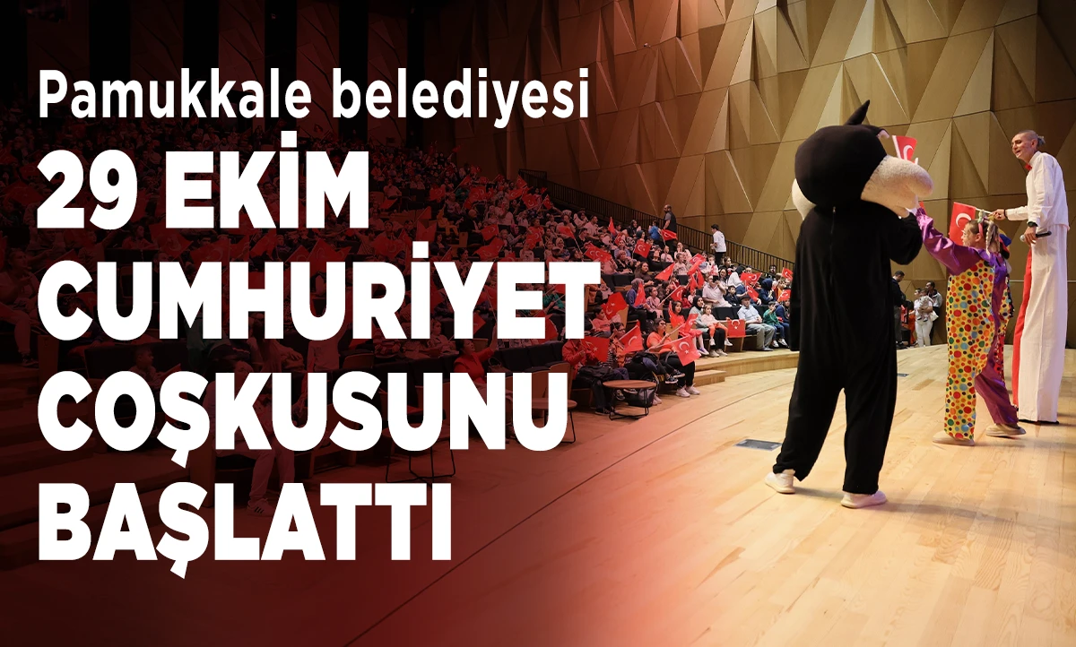 PAMUKKALE BELEDİYESİ 29 EKİM CUMHURİYET COŞKUSUNU BAŞLATTI