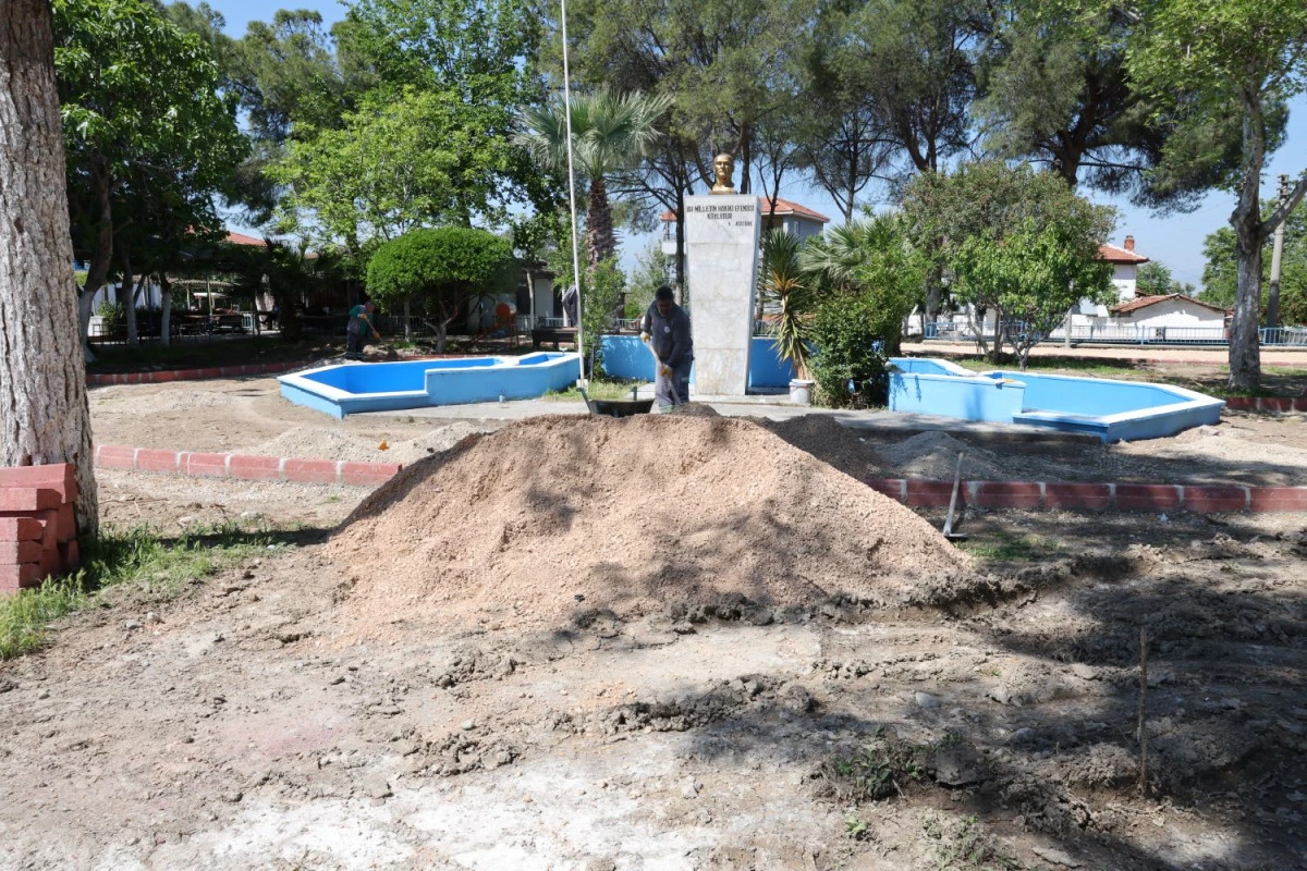 Pamukkale Belediyesi Akk&ouml;y&rsquo;de Beh&ccedil;et G&uuml;le&ccedil; Parkı&rsquo;nı Yeniliyor