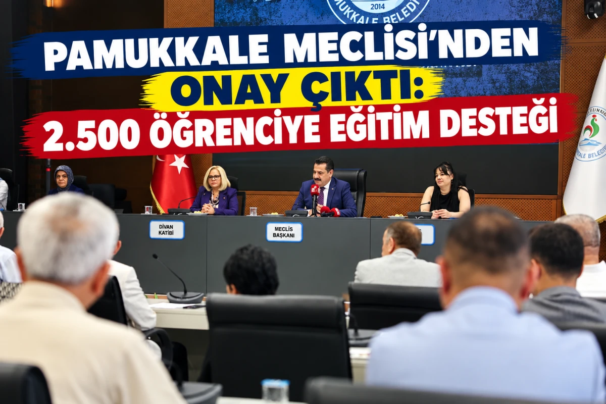 Pamukkale Belediyesi&rsquo;nden 2 Bin 500 &Ouml;ğrenciye Eğitim Desteği
