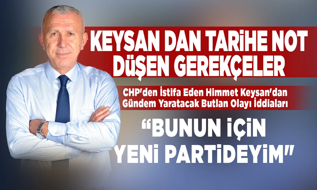 Pamukkale Meclis Grup Bşk. Vekili Himmet Keysan CHP&rsquo;den İstifa Ettiğini A&ccedil;ıkladı