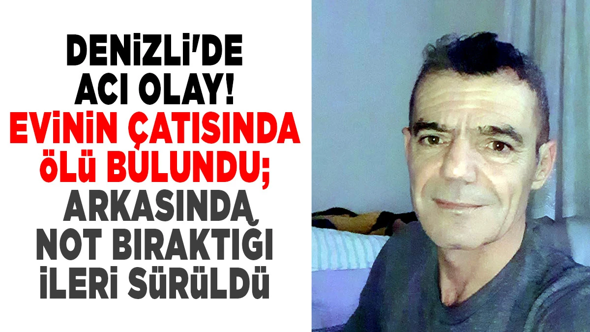 Pamukkale'de Hareketsiz Bulunan G&ouml;khan Y&ouml;r&uuml;k Yaşamını Yitirdi