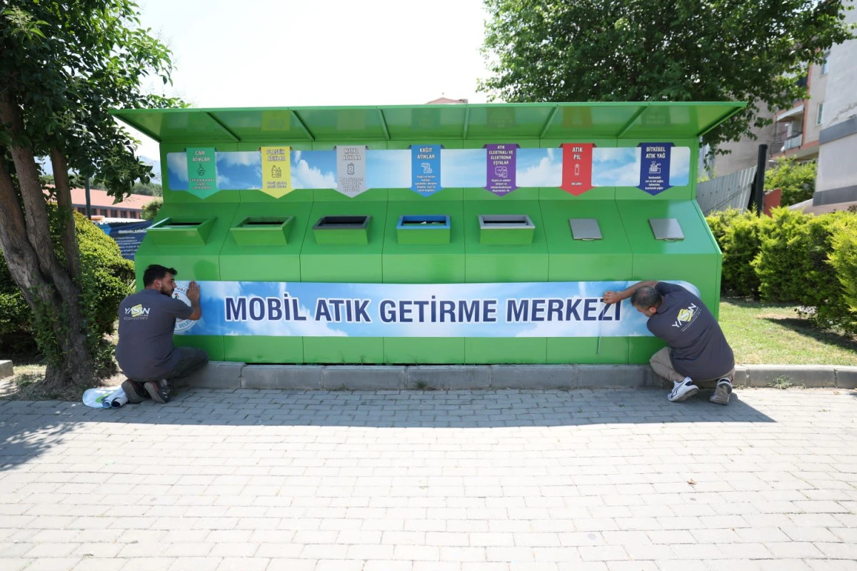 PAMUKKALE&rsquo;DE MOBİL ATIK GETİRME MERKEZLERİ YENİLENİYOR