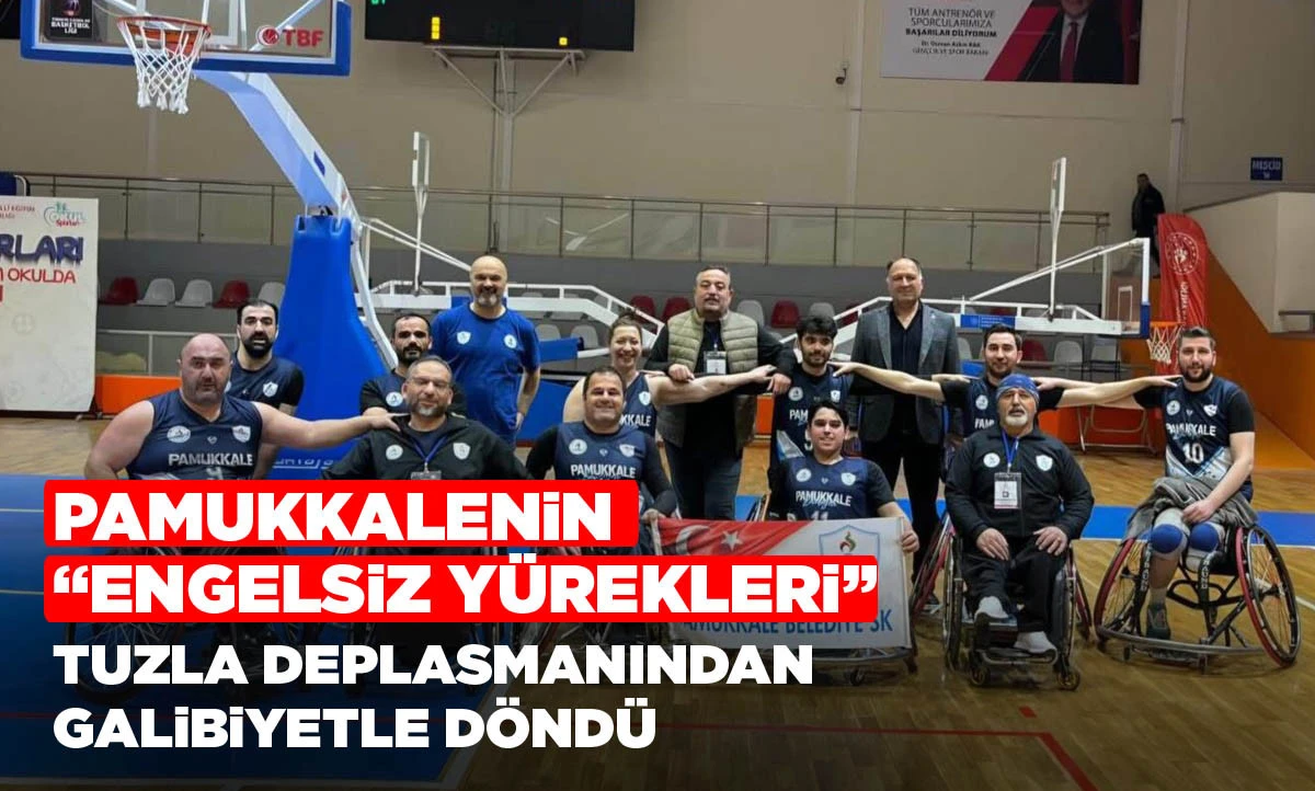 PAMUKKALENİN &ldquo;ENGELSİZ Y&Uuml;REKLERİ&rdquo; TUZLA DEPLASMANINDAN GALİBİYETLE D&Ouml;ND&Uuml; 
