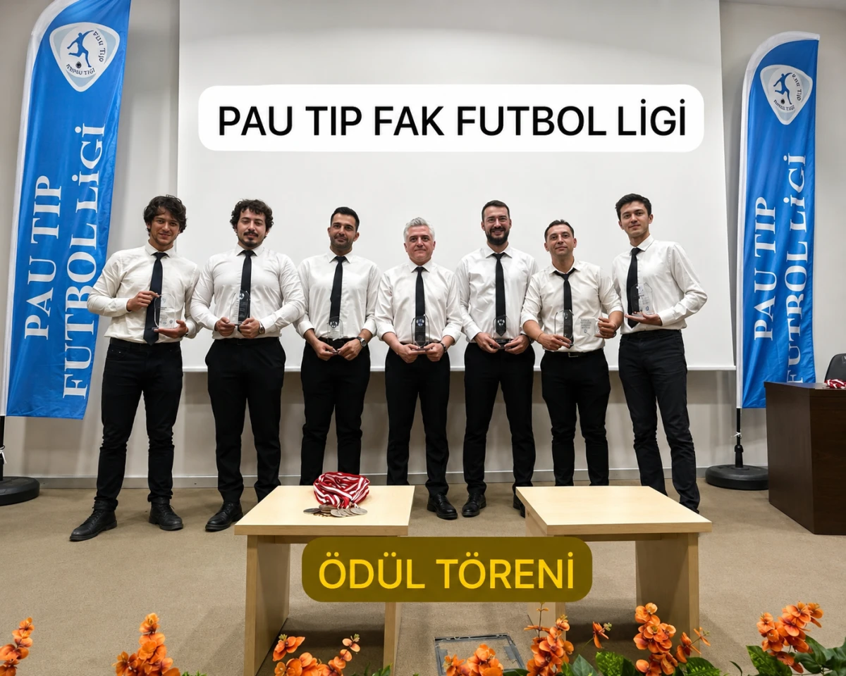 PA&Uuml; Hastanelerinde Tıp Fak&uuml;ltesi Futbol Ligi&rsquo;nin 13. Sezonu Tamamlandı
