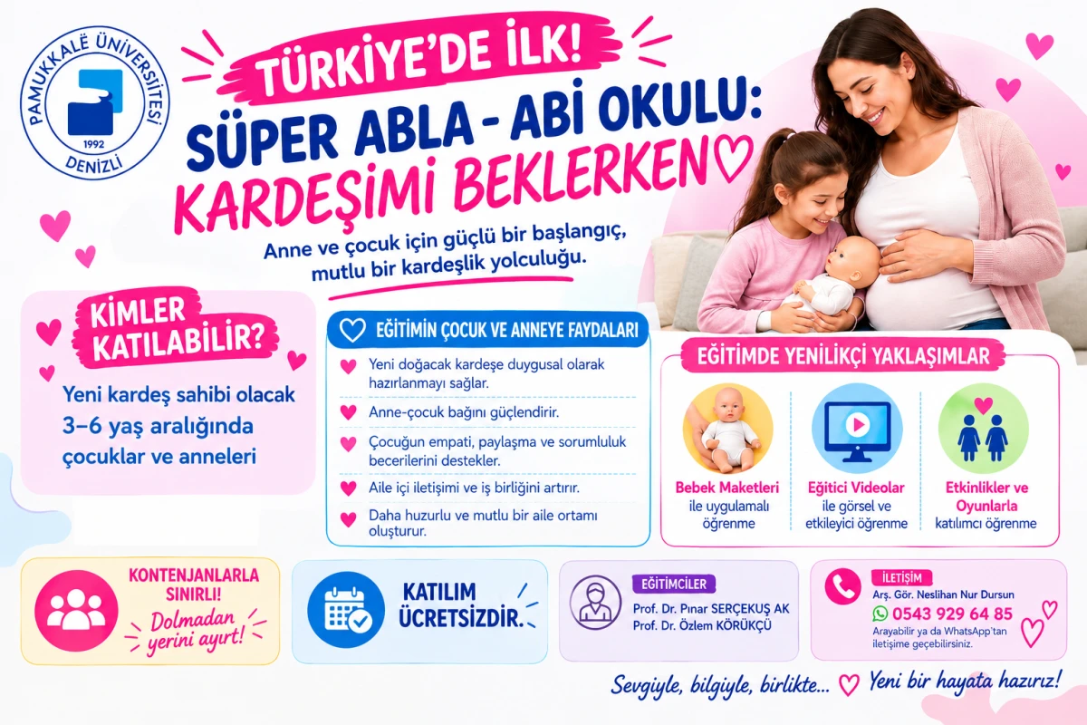 PAÜ&rsquo;den Türkiye&rsquo;de Bir İlk &ldquo;Süper Abla - Abi Okulu&rdquo; Başlıyor