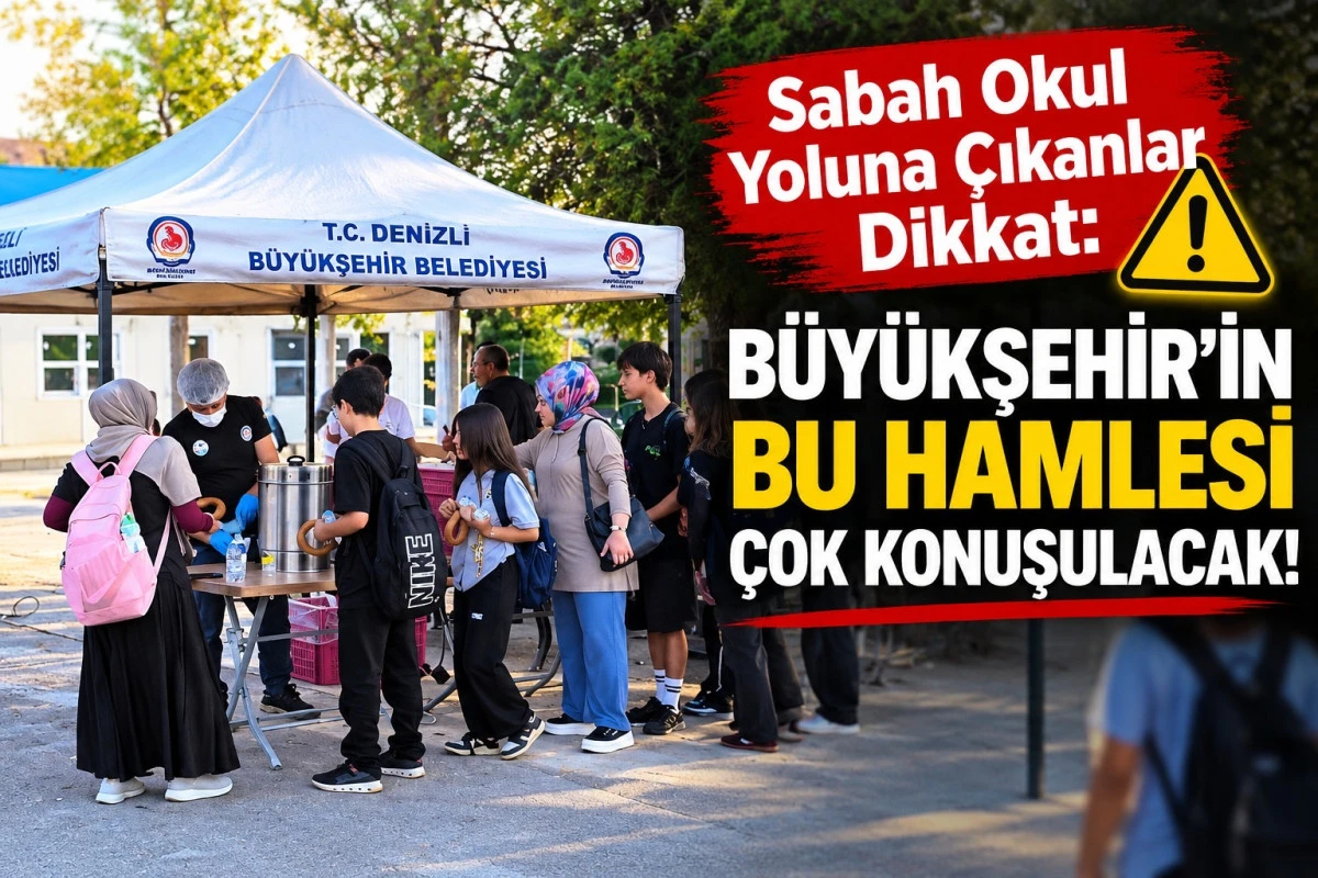 Sabah Okul Yoluna &Ccedil;ıkanlar Dikkat: B&uuml;y&uuml;kşehir&rsquo;in Bu Hamlesi &Ccedil;ok Konuşulacak!
