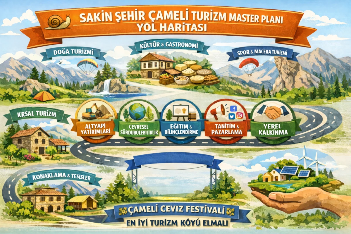 Sakin Şehir &Ccedil;ameli Turizm Master Planı Kapsamında Yol Haritası (2026-2030) Yayınlandı