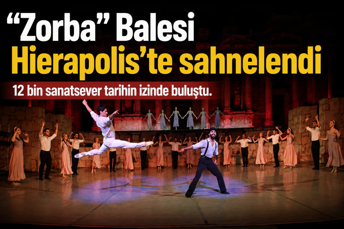 Sanat Şehri Denizli&rsquo;de tarihi gece