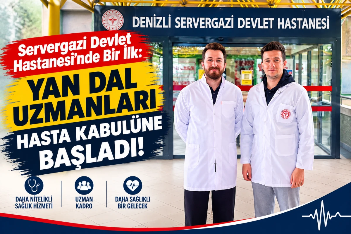 Servergazi Devlet Hastanesi&rsquo;nde Bir İlk: Yan Dal Uzmanları Hasta Kabul&uuml;ne Başladı!