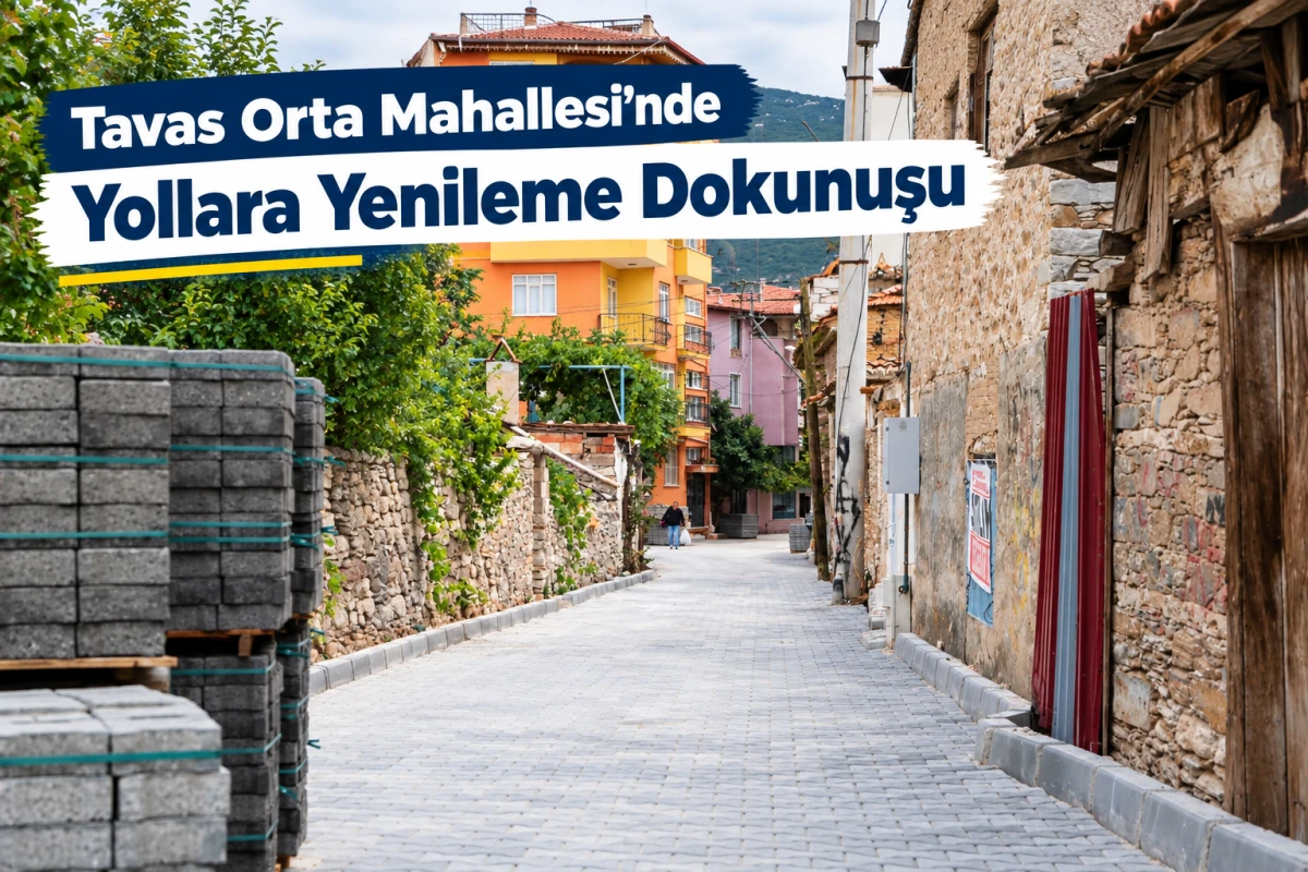     Tavas Orta Mahallesi&rsquo;nde Yollara Yenileme Dokunuşu