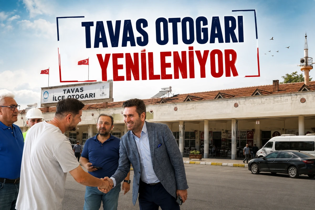 Tavas Otogarı yenileniyor.