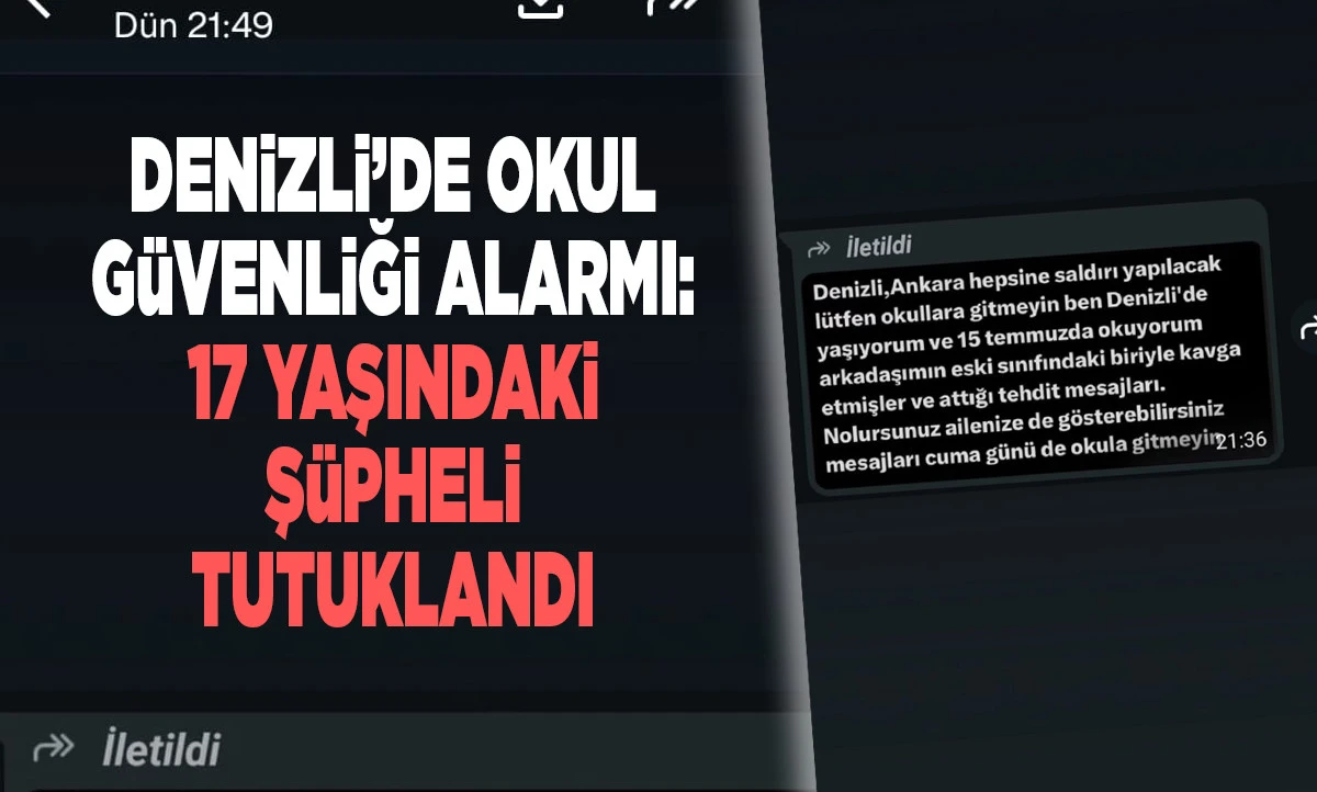 Tehdit Paylaşımı Yapan Şahıs Tutuklandı!