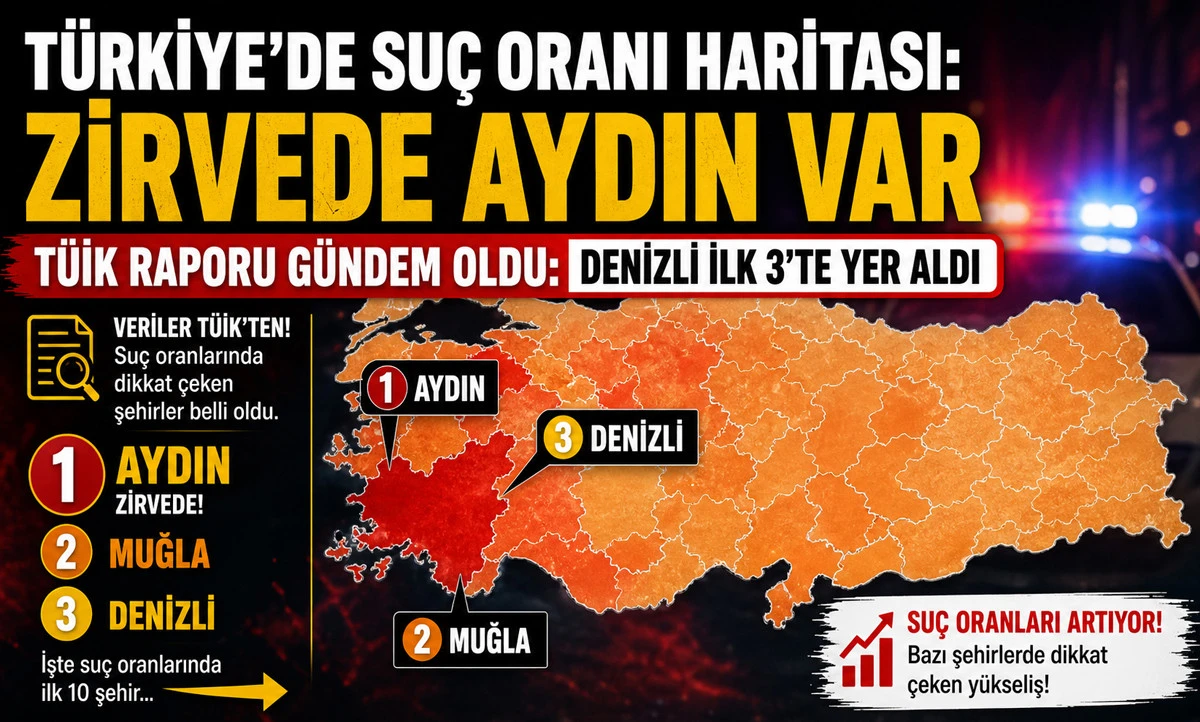 T&Uuml;İK Raporu G&uuml;ndem Oldu: Denizli İlk 3&rsquo;te Yer Aldı