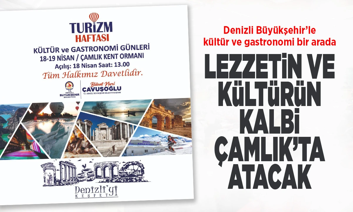 Turizm Haftası K&uuml;lt&uuml;r ve Gastronomi G&uuml;nleri başlıyor