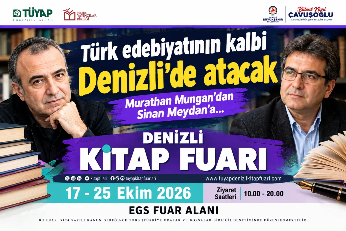 T&uuml;rk edebiyatının kalbi Denizli&rsquo;de atacak