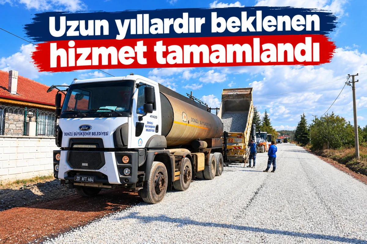Uzun yıllardır beklenen hizmet tamamlandı