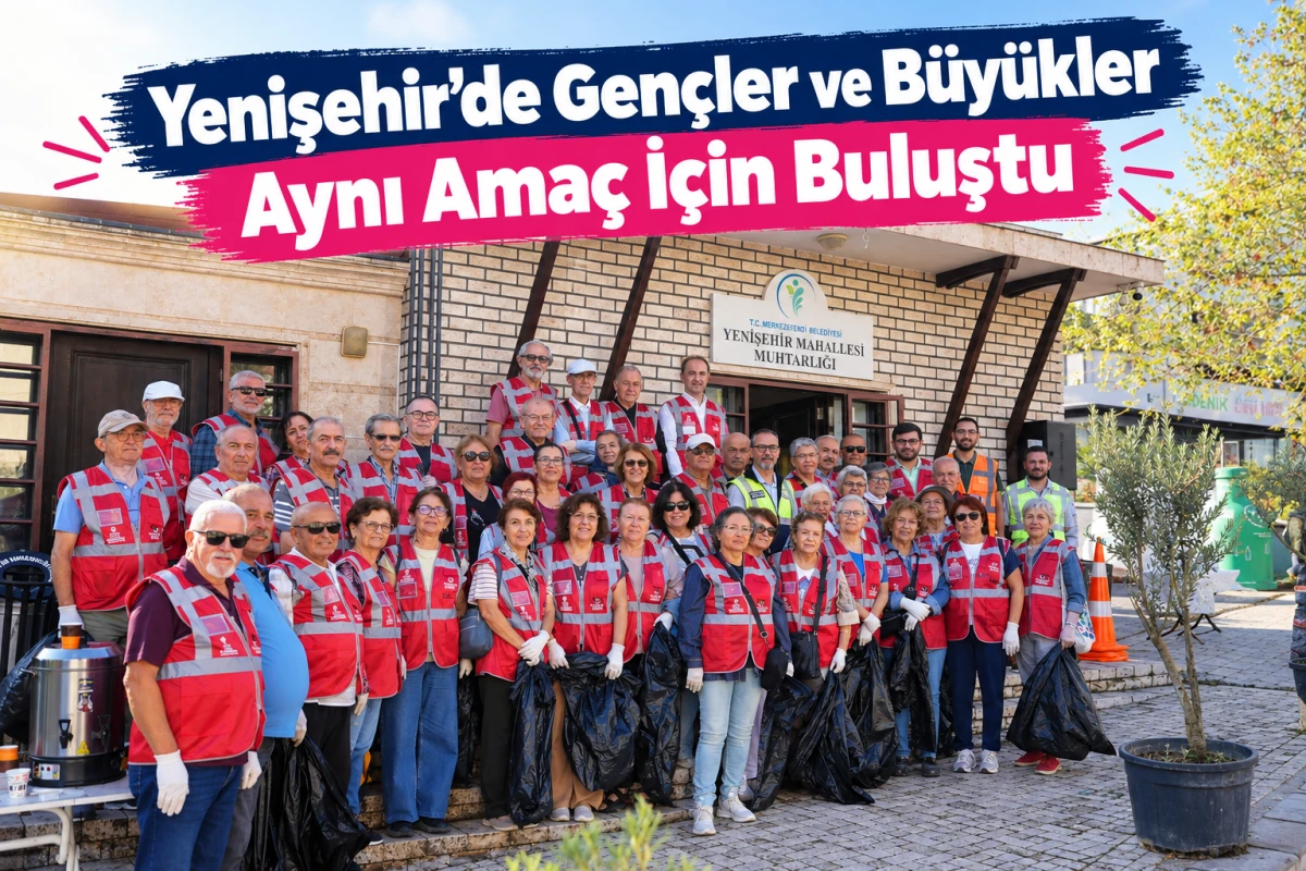 Yenişehir&rsquo;de Gen&ccedil;ler ve B&uuml;y&uuml;kler Aynı Ama&ccedil; İ&ccedil;in Buluştu