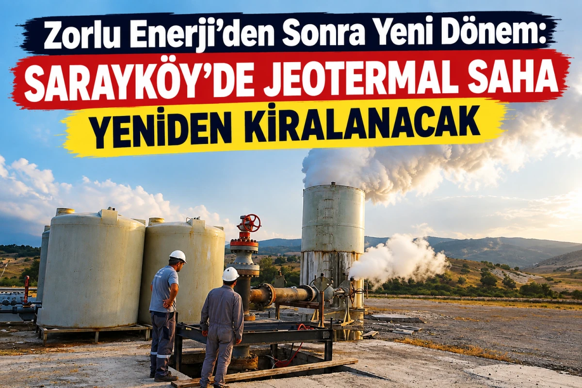     Zorlu Enerji&rsquo;den Sonra Yeni D&ouml;nem: Sarayk&ouml;y&rsquo;de Jeotermal Saha Yeniden Kiralanacak